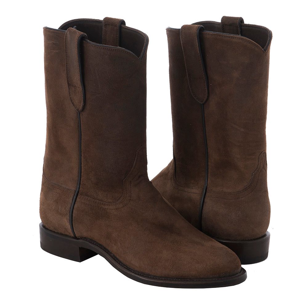 Men's 10" Reverse Tobac Goat Roper
