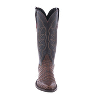 Ladies Cowboy 13" Cigar Pullup Caiman Black Cherry Top Winn Stitch