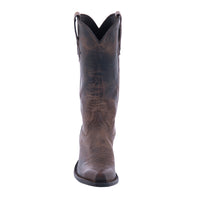 Ladies 12" Tobac Goat Cowboy Boot with Toe Bug