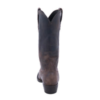 Ladies 12" Tobac Goat Cowboy Boot with Toe Bug