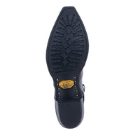 Ladies Black Cherry Goat Short Boots with Mini Vibram Sole