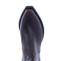 Ladies Black Cherry Goat Short Boots with Mini Vibram Sole
