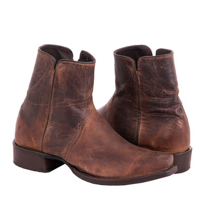 Men's Short Zip Canella Goat with Mini Vibram Sole