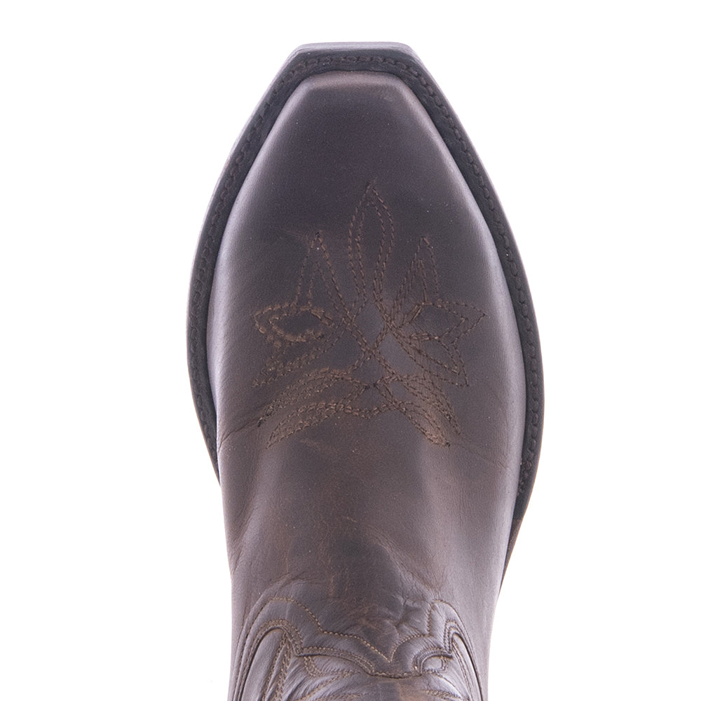 Ladies 8-1.5 Tobac Goat Winn Stitch TB2 Cowboy Boot