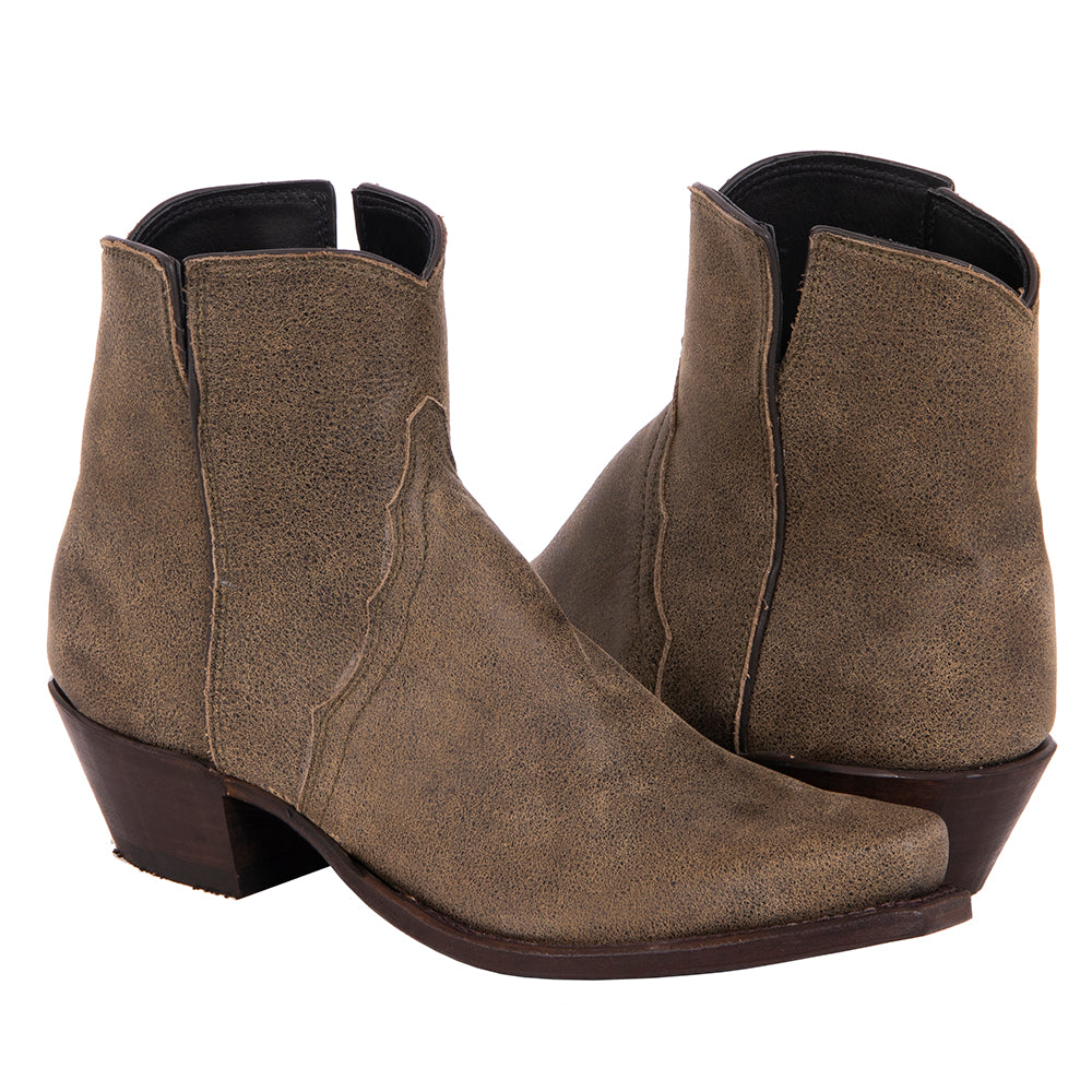 Ladies Short Green Bomber Boot