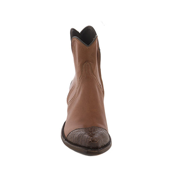 Ladies British Tan Nile Wingtip, Short Boot