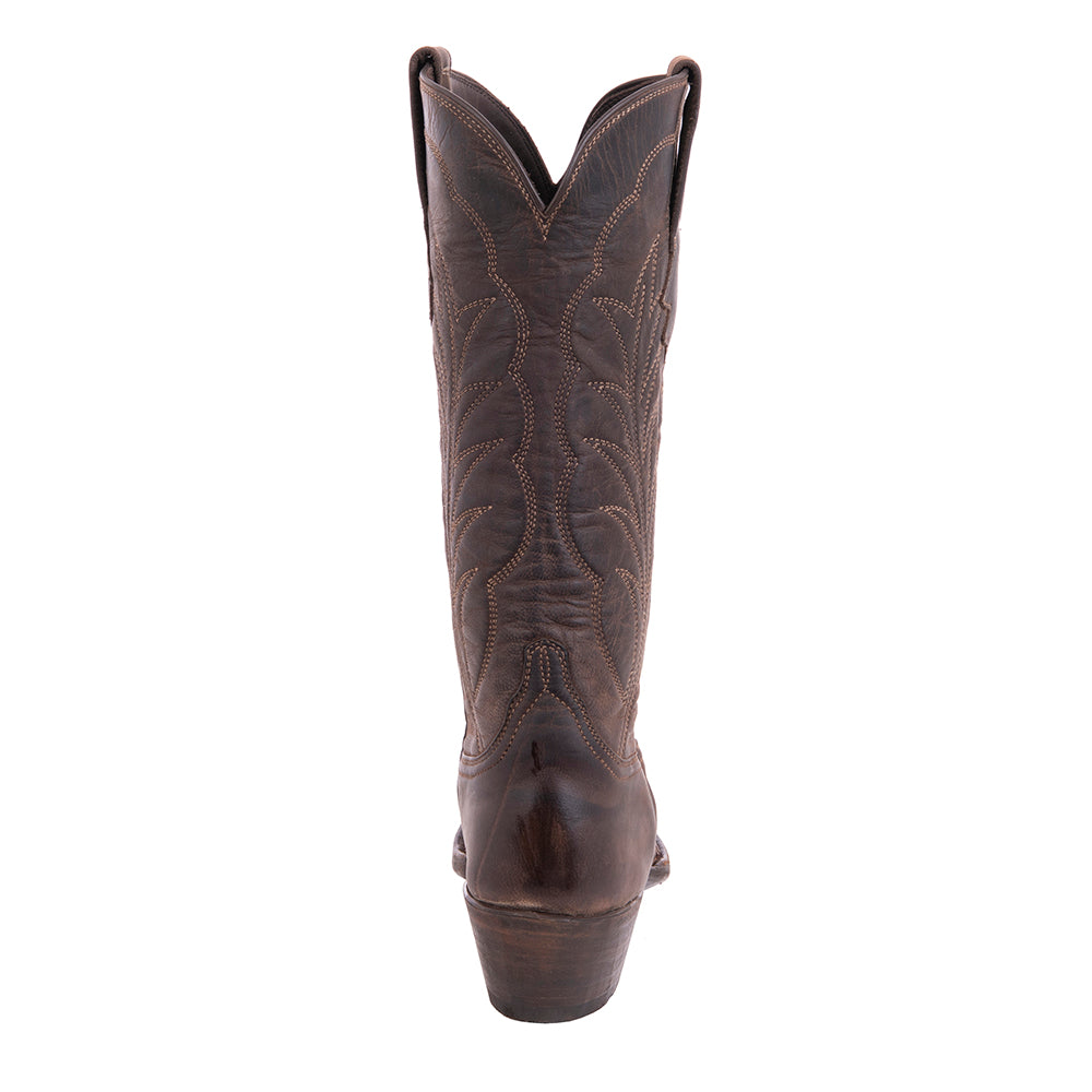 Ladies 11" Tobac Goat Winn Cowboy Boots