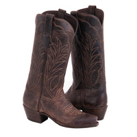 Ladies 11" Tobac Goat Winn Cowboy Boots