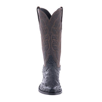 Ladies 13" Black Full Quill Ostrich Tobac Winn Cowboy Boot