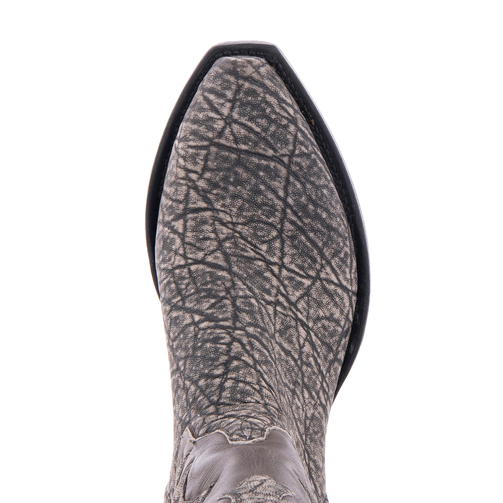 Ladies Grey Safari Elephant Cowboy Boots