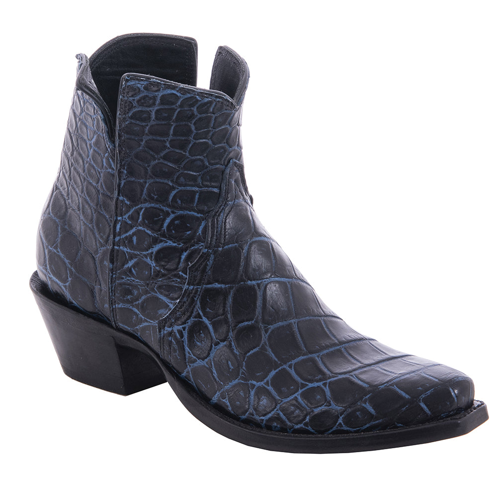 Ladies Short Two Tone Navy Nile Boot
