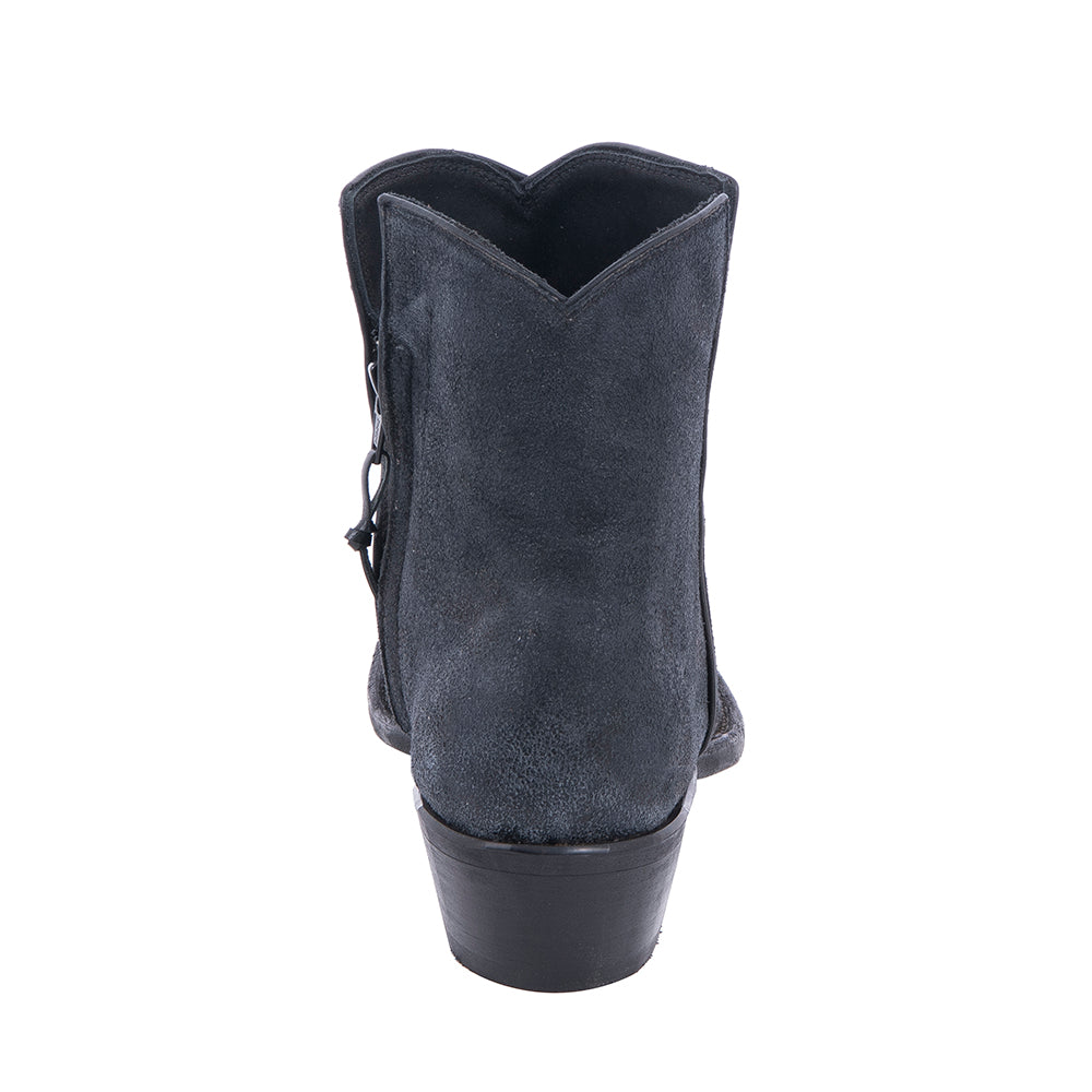 Ladies Black Break Lamb Short Boot