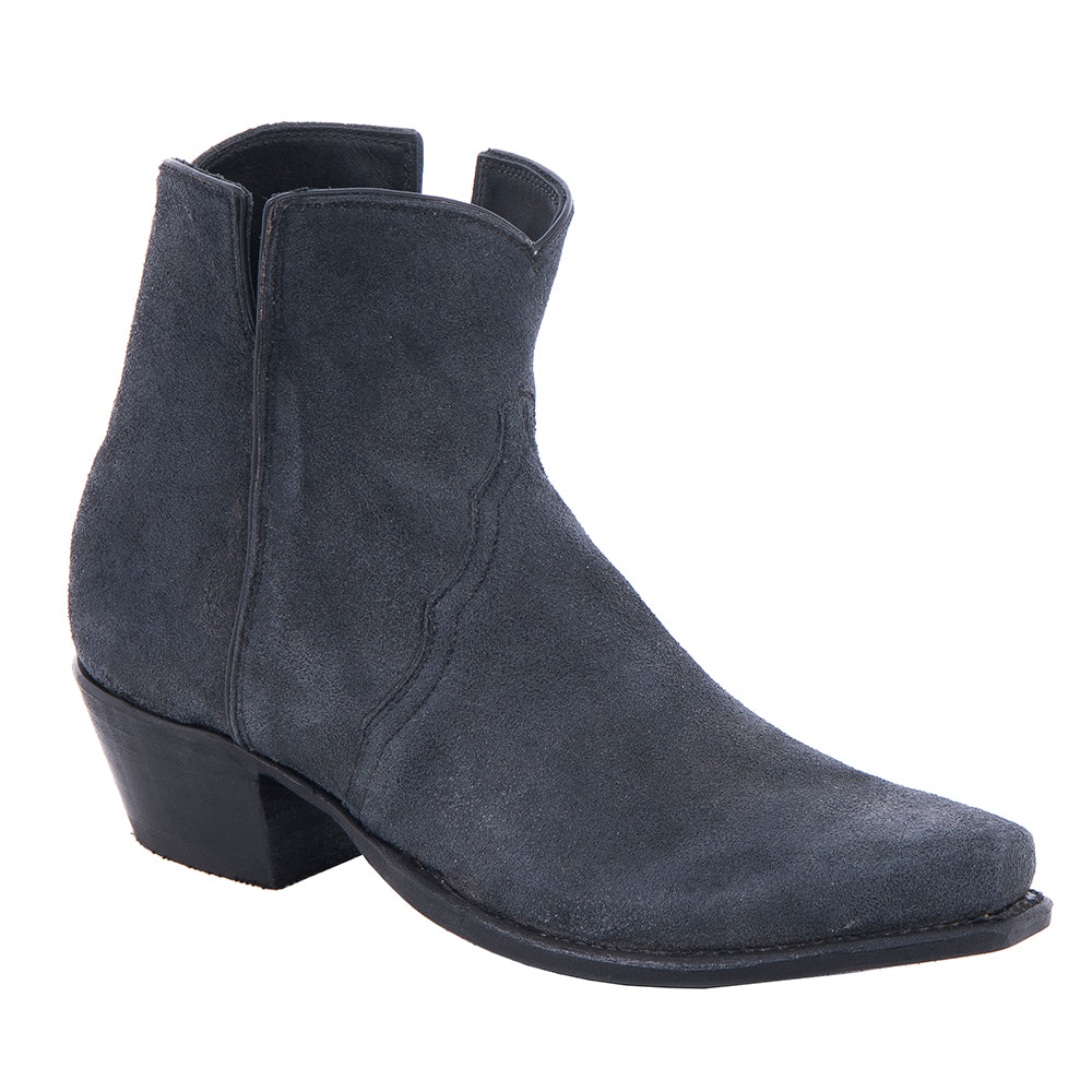 Ladies Black Break Lamb Short Boot
