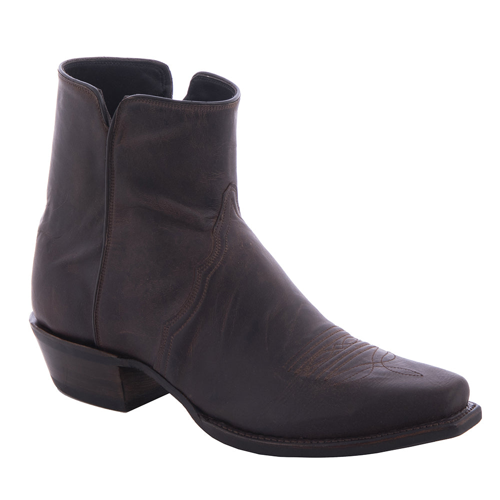 Men's Short Zip Tobac Goat with Toe Bug