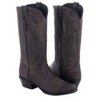 Ladies 13" Grey Goat Winn Cowboy Boot