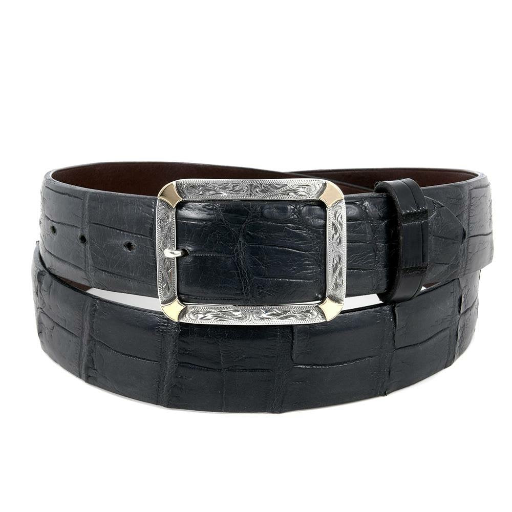 MEMPHIS GARRISON BUCKLE WITH 14K GOLD CORNERS
