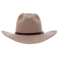 Wild Rose Hatband Chocolate Leather