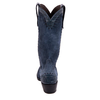 Ladies 13" Navy Break Nile Tipped Cowboy Boot