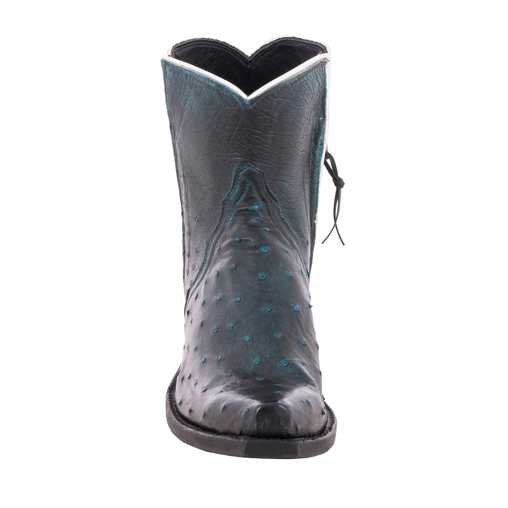 Ladies Shorty Crystal Blue Black Overwash Mini Vibram Sole