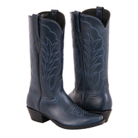Ladies Cowboy 13-2 Blue Diablo Winn Stitch Toe Bug