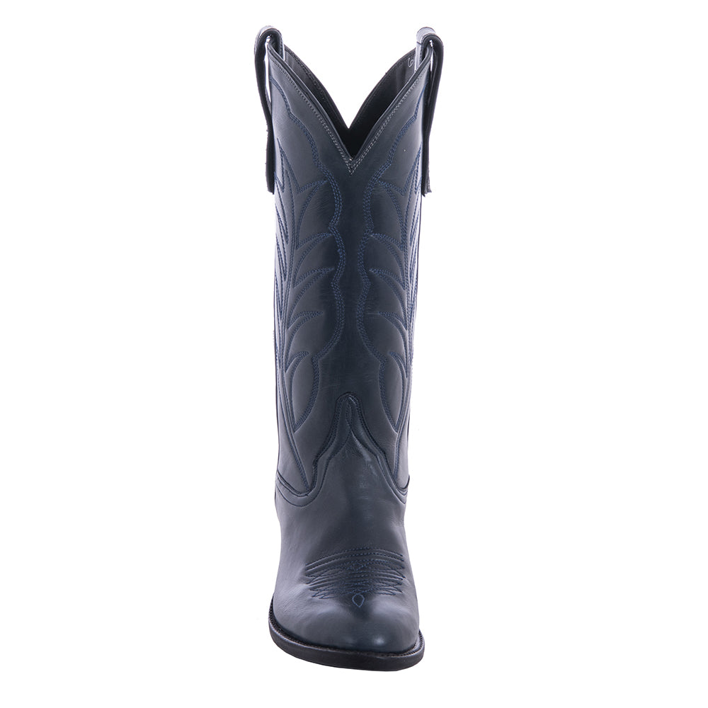 Ladies Blue Diablo Winn Toe Bug Cowboy Boot