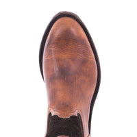 Men's Henry Mocha Bison Roper with Mini Vibram Sole