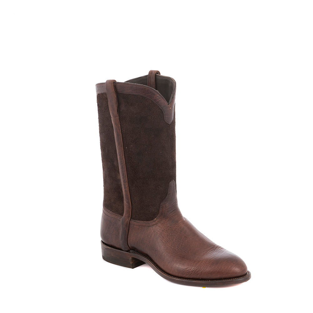 Men's Henry Mocha Bison Roper Boot