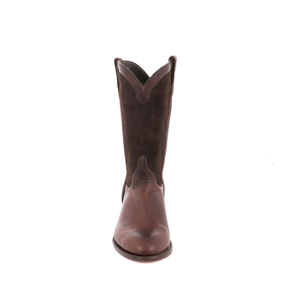 Men's Henry Mocha Bison Roper Boot