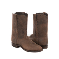 Men's Brown Bomber Buckstitched Roper Boot