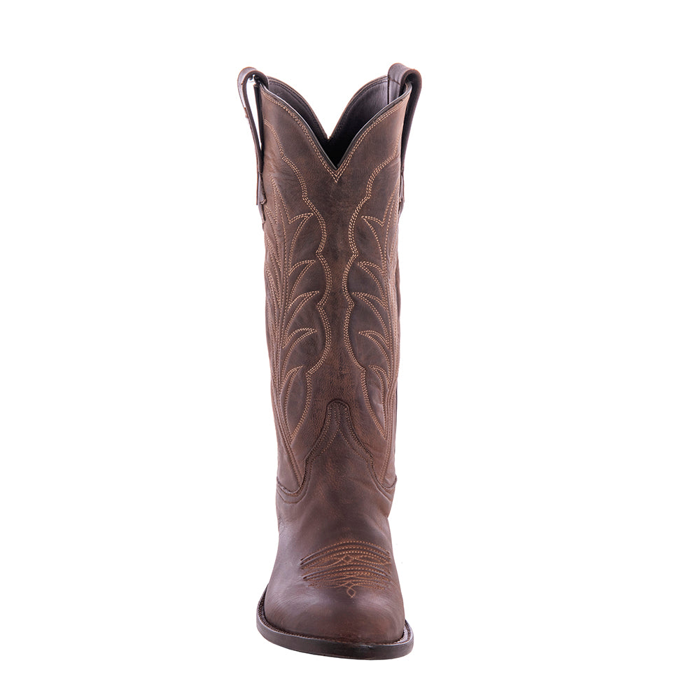 Ladies' Tobac Goat with Winn Stitch & Toe Bug Cowboy Boot