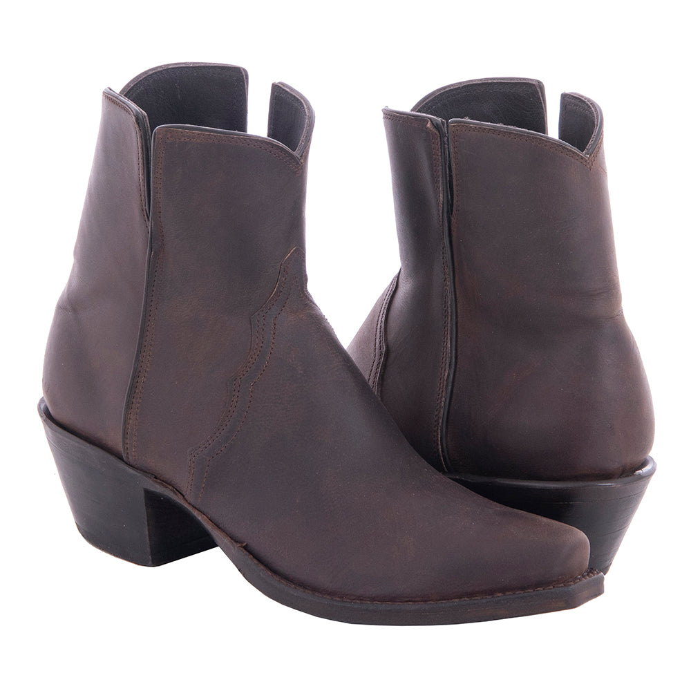 Ladies Short Tobac Goat Boot