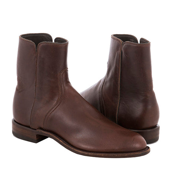 Men's Brown Aniline Short Roper Boot
