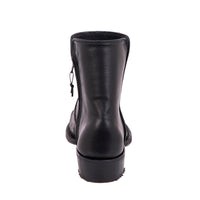 Men's Black Caiman and Aniline Short Boot