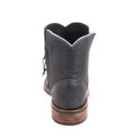 Ladies Overwash Denim Full Quill/Smooth Ostrich Roper Boot