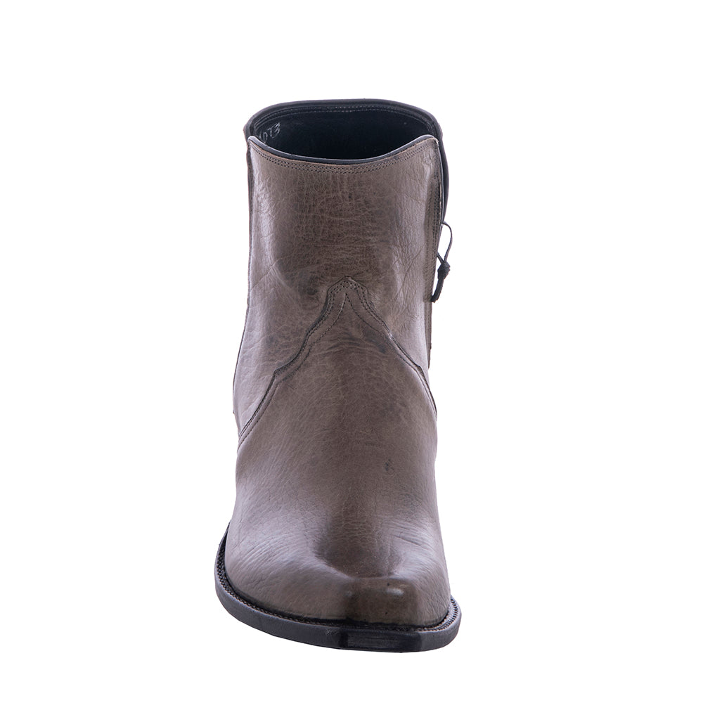 Men's Short Zip Grey Bison