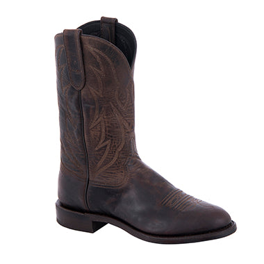 Men's Roper Tobacco Goat Crown Stitch Boot with Mini Vibram