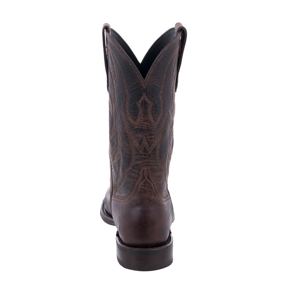 Men's Roper Tobacco Goat Crown Stitch Boot with Mini Vibram