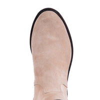 Men's Short Tan Roughout Roper Boot
