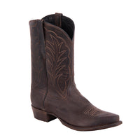 Men's Tobacco Goat Winn Stitch Cowboy Boot with Mini Vibram Sole