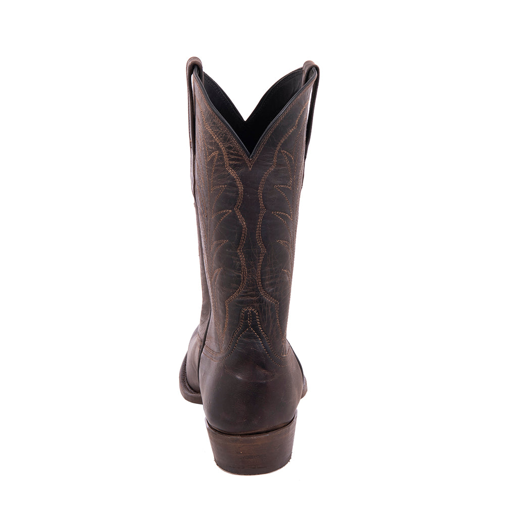 Men's Tobacco Goat Winn Stitch Cowboy Boot with Mini Vibram Sole
