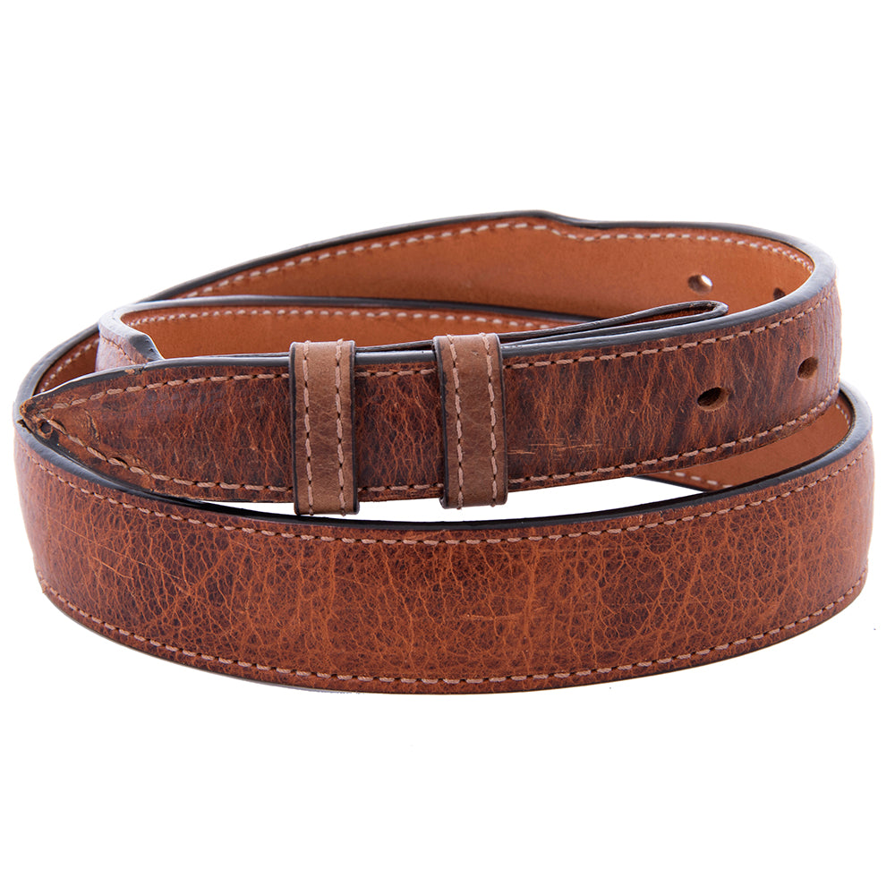 Tapered Bison Whiskey Belt