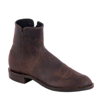 Men's Tobac Goat Short Roper Boot with Mini Vibram Sole