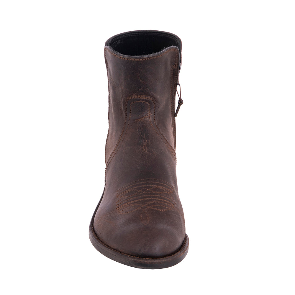 Men's Tobac Goat Short Roper Boot with Mini Vibram Sole