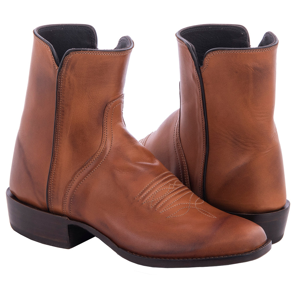 Men's Short British Tan Aniline Boot