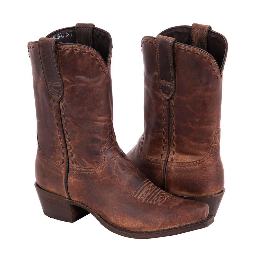 Ladies 10" Canella Buckstitch Cowboy Boot