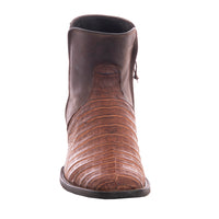 Men's Cigar Caiman/Tobac Goat Short Boot with Mini Vibram Sole