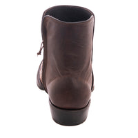 Men's Cigar Caiman/Tobac Goat Short Boot with Mini Vibram Sole