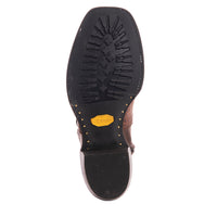 Men's Cigar Caiman/Tobac Goat Short Boot with Mini Vibram Sole