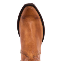 Ladies Champagne Aniline Short Boots