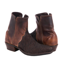 Men's Short Chocolate Elephant Canella Goat Cowboy Boot